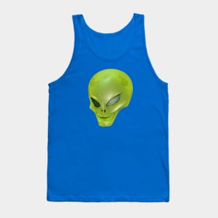 Yellow Alien Creature Tank Top